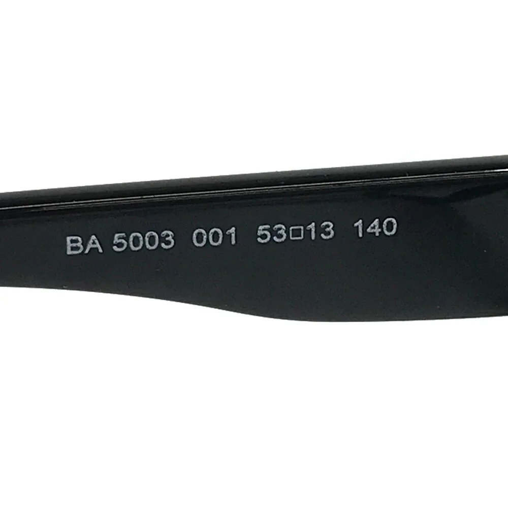 Balenciaga Eyeglasses Frames BA5003 001 Black Square Cat Eye Oversize 53-13-140